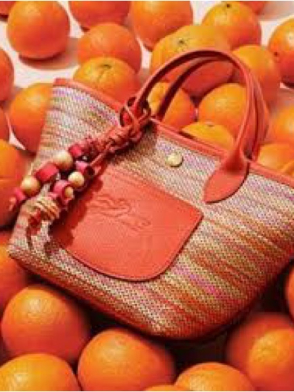 Longchamp Le Pliage Collection Basket Bag Rainbow - Picture 4 of 15